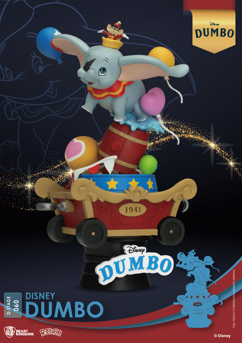 Beast Kingdom D-stage Disney Classic  Animation Series: DS-060 Dumbo 6'' Statue - Sure Thing Toys