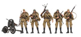 Joy Toy - WWII Soviet Infantry 1/18 Scale Action Figures (Set of 5) - Sure Thing Toys