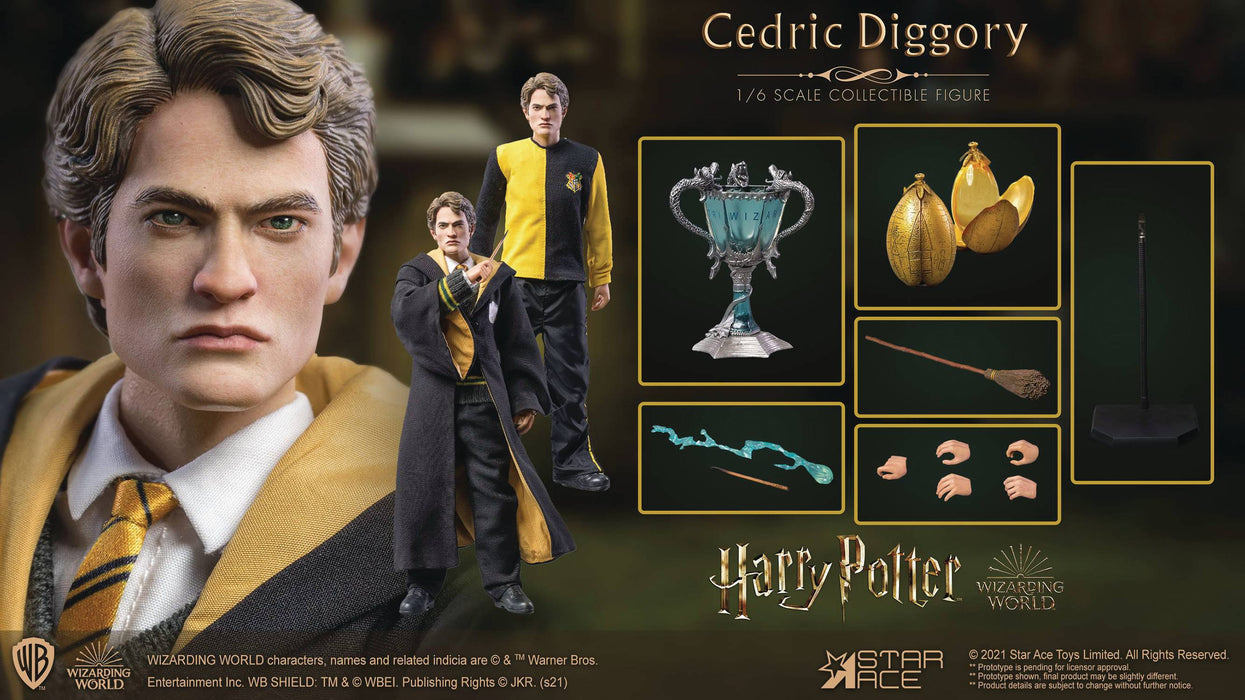 Star Ace Toys Harry Potter and the Goblet of Fire - Cedric Diggory (Deluxe Ver.) 1/6 Scale Figure - Sure Thing Toys