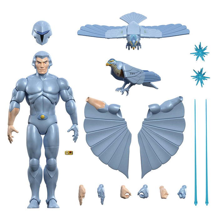 Super7 Ultimates 7-inch Series Silver Hawks Action Figure - Quicksilver - Sure Thing Toys