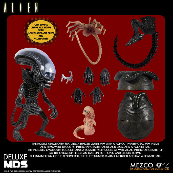 Mezco Toyz Alien Xenomorph Deluxe MDS Action Figure - Sure Thing Toys