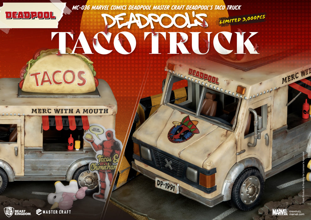 Beast Kingdom Deadpool Master Craft - MC-036 Deadpool Taco Truck Statue - Sure Thing Toys