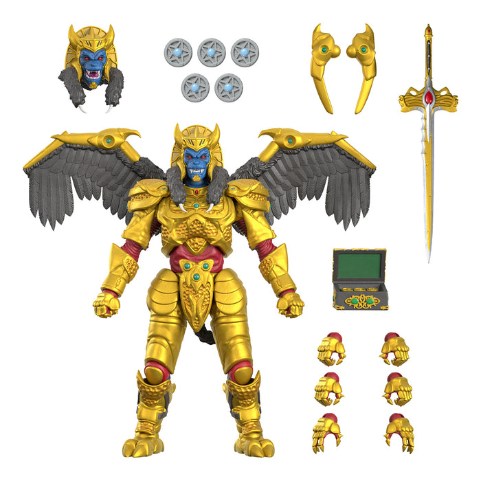 Super7 Ultimates 7-inch Series Power Rangers Action Figure - Goldar - Sure Thing Toys