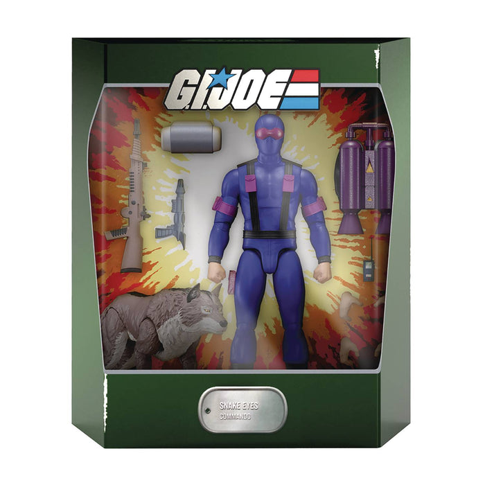 Super7 Ultimates 7-inch Series G.I. Joe Action Figure - Snake Eyes - Sure Thing Toys