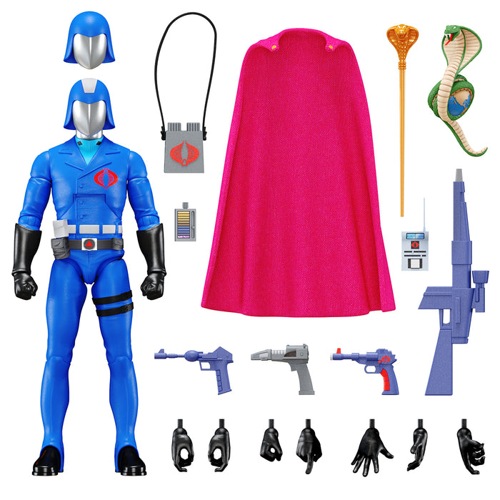 Super7 Ultimates 7-inch Series G.I. Joe Action Figure - Cobra Commander - Sure Thing Toys