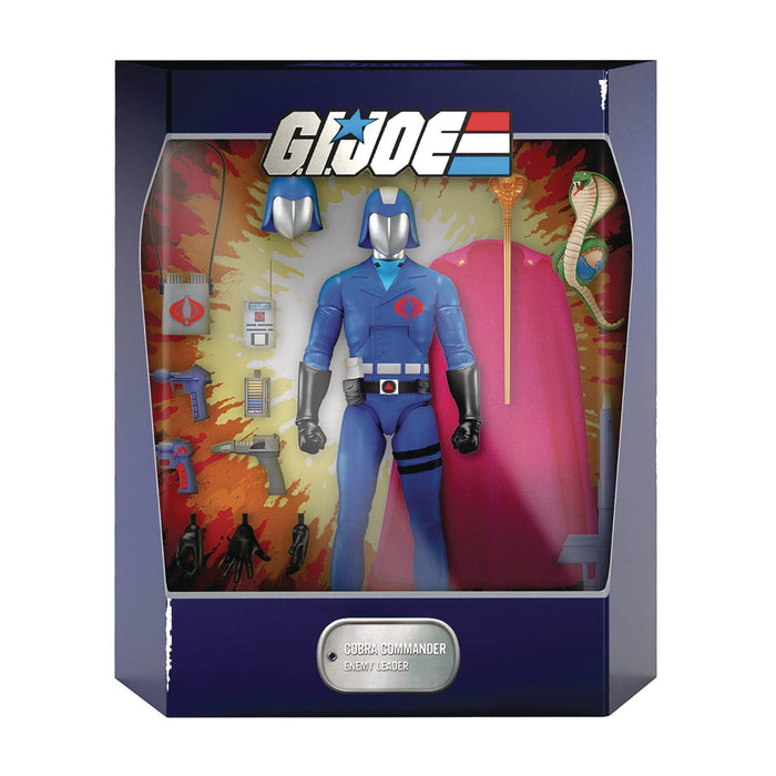 Super7 Ultimates 7-inch Series G.I. Joe Action Figure - Cobra Commander - Sure Thing Toys