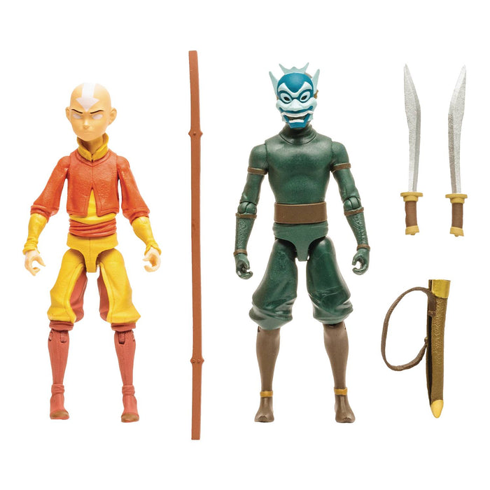 McFarlane Toys Tlab: Avatar - Aang V Blue Zuko Action Figure 2 Pack - Sure Thing Toys