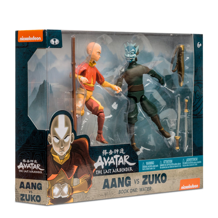 McFarlane Toys Tlab: Avatar - Aang V Blue Zuko Action Figure 2 Pack - Sure Thing Toys