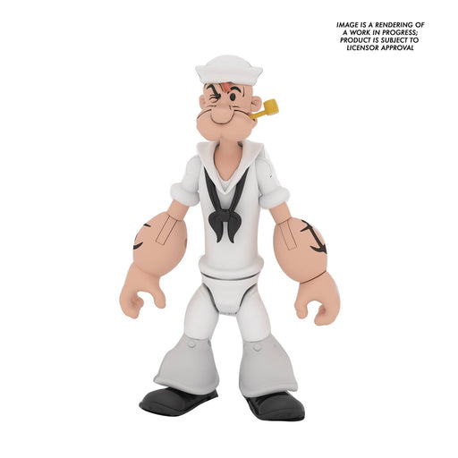 Boss Fight Studios Popeye Wave 2 - Popeye White Sailor Uniform 1/12 Scale Action Figure - Sure Thing Toys