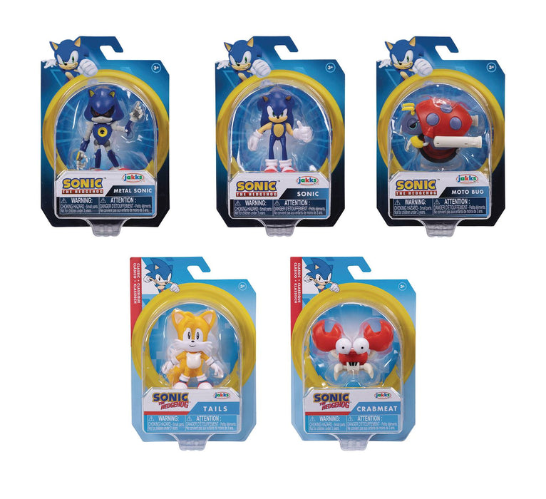 Jakks Sonic the Hedgehog Wave 6 2-1/2" Action Figures (Set of 5) - Sure Thing Toys