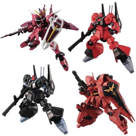 Bandai Shokugan Mobile Suit Gundam: G Frame Series FA-02 (Set of 4) - Sure Thing Toys