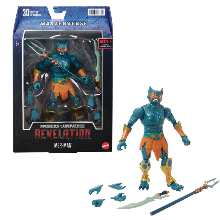 Mattel MOTU Revelation - Mer-Man Action Figure - Sure Thing Toys