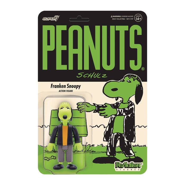 Super 7 Reaction 3.75" Action Figure: Peanuts Wave 5 - Franken Snoopy - Sure Thing Toys