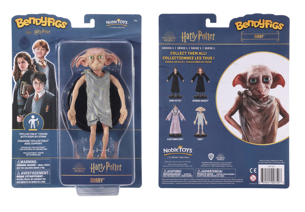 The Noble Collection Harry Potter - Dobby Bendy Figure - Sure Thing Toys