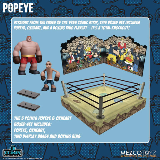 Mezco 5 Points: Popeye & Oxheart Boxed Action Figure Set - Sure Thing Toys