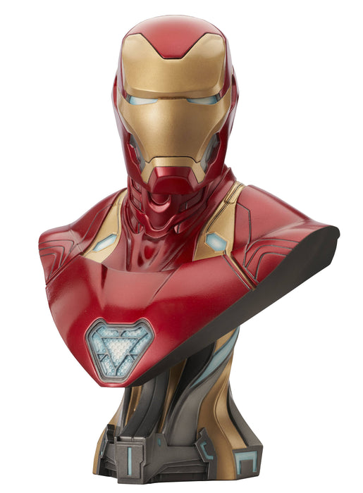 Diamond Select Toys Marvel Legends 3D - Iron Man MK50 Endgame Bust - Sure Thing Toys