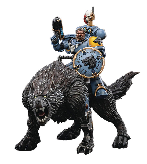 Joy Toy Warhammer 40k - Space Wolves Thunderwolf Calvery Frode 1/18 Scale Action Figure - Sure Thing Toys