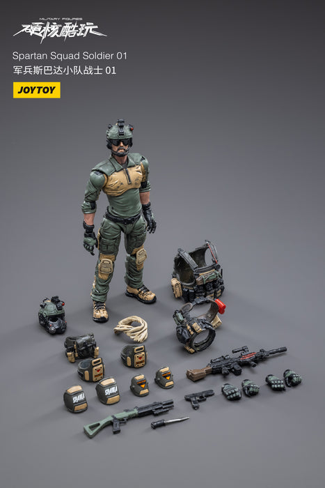Joy Toy Spartan Squad Soldier 01 1/18 Scale Action Figure - Sure Thing Toys