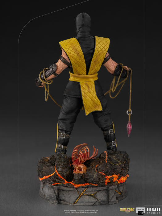 Iron Studios Art Scale Deluxe: Mortal Kombat - Scorpion 1/10 Statue - Sure Thing Toys