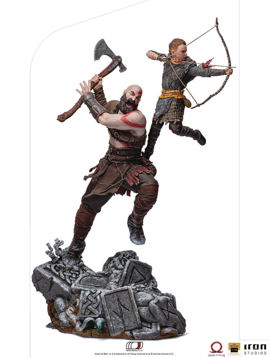 Iron Studios Art Scale: God Of War - Kratos and Atreus 1/10 Statue - Sure Thing Toys