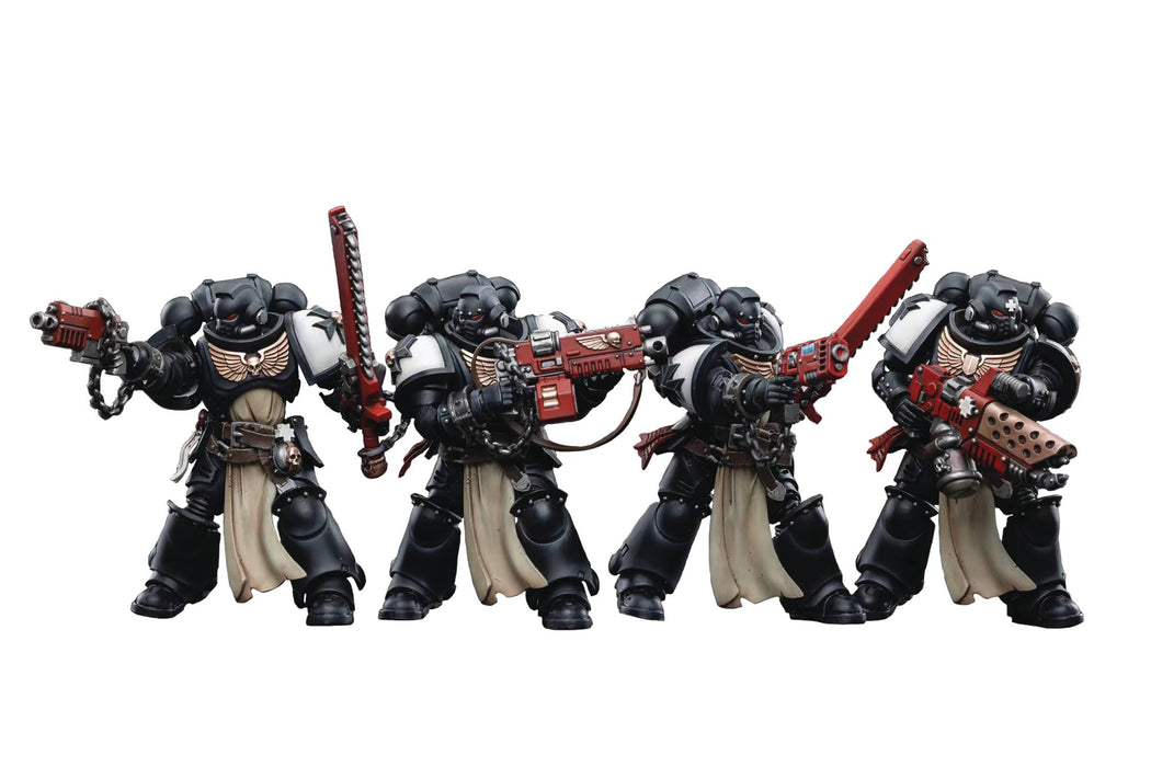 Joy Toy  Warhammer 40k - Black Templars Primaris Crusader Squads 1/18 Scale Action Figure - Sure Thing Toys