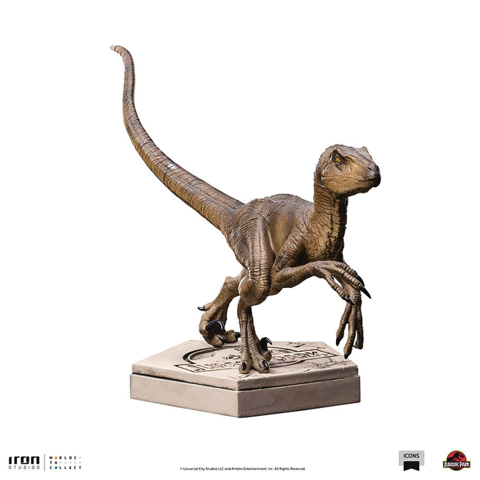 Iron Studios Icons Jurassic World - Velociraptor B Blue Statue - Sure Thing Toys