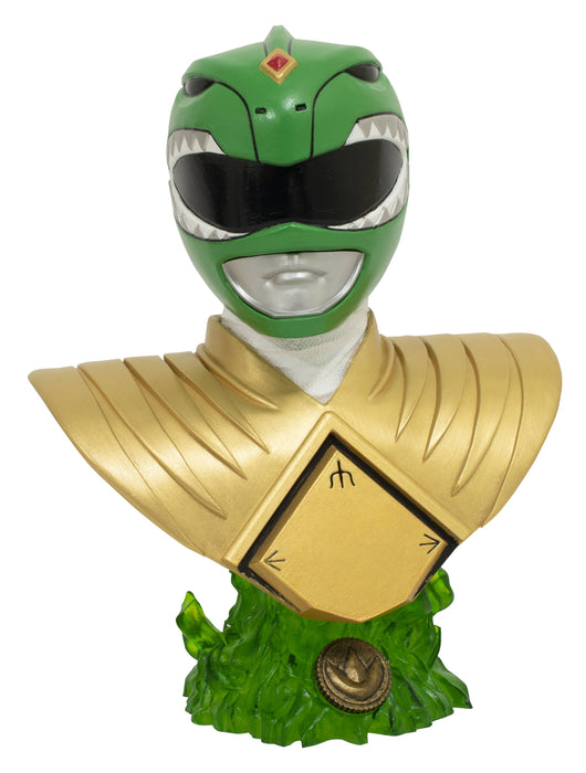 Diamond Select Toys MMPR Legends in 3D - Green Ranger 1/2 Scale Bust - Sure Thing Toys