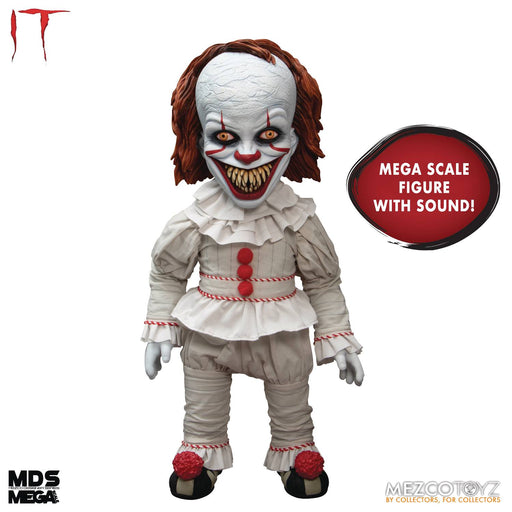 Mezco MDS Mega Scale IT - Talking Sinister Pennywise 15" Mega-Scale Action Figure - Sure Thing Toys