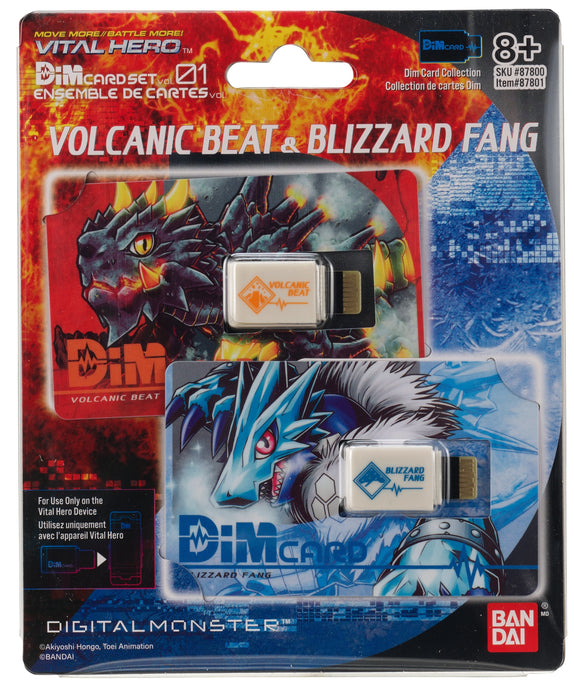 Bandai Vital Hero - Digimon Infinite Beat & Blizzard Dim Card Pack - Sure Thing Toys