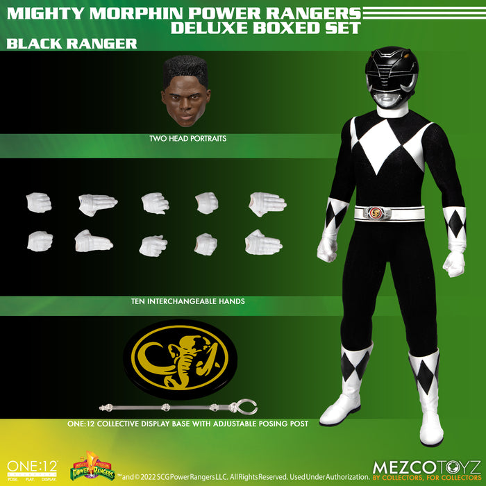 Mezco One:12 Collective Mighty Morphin Power Rangers Deluxe Action Figure Set - Sure Thing Toys