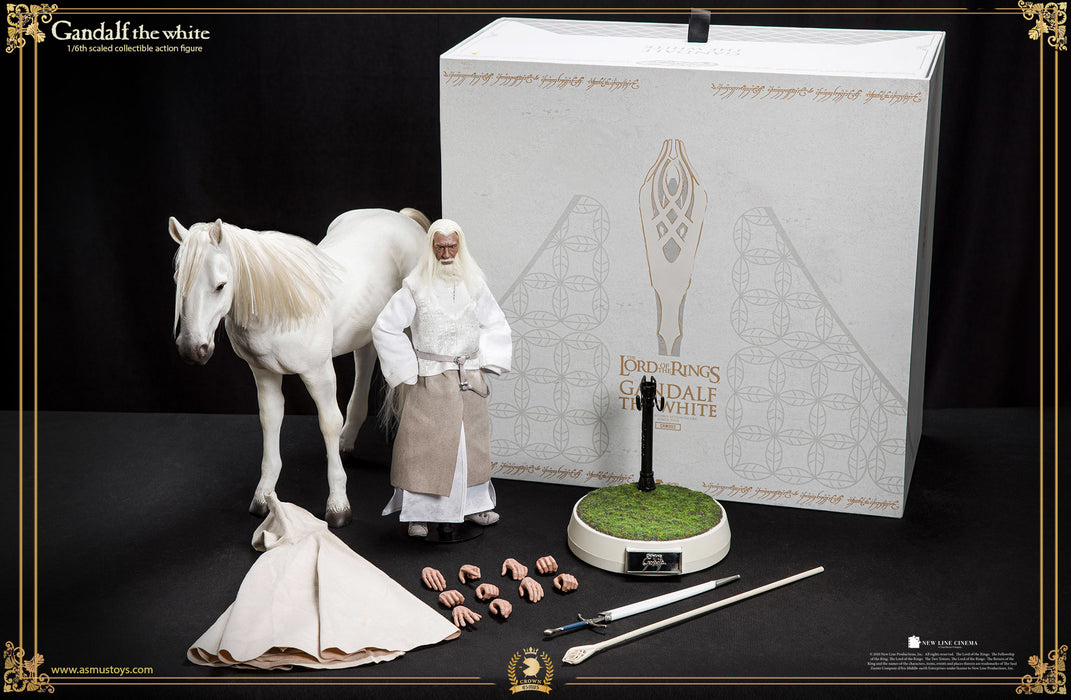 Asmus Toys Lord of the Rings: Crown series - Gandalf the White 1/6 Scale Action Figure - Sure Thing Toys