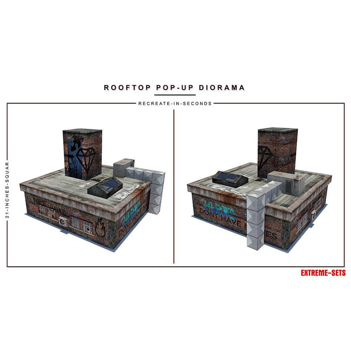 Extreme Sets - Roof Top Pop Up 1/12 Diorama - Sure Thing Toys