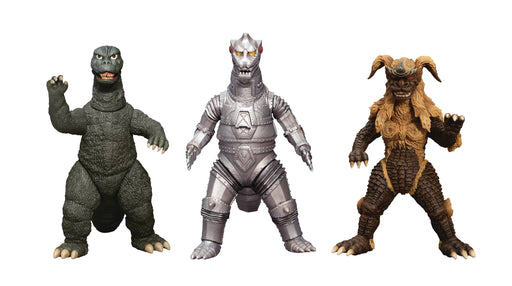 Mezco 5 Points XL Godzilla: Godzilla vs Mechagodzilla (1974) Three Figure Boxed Set - Sure Thing Toys