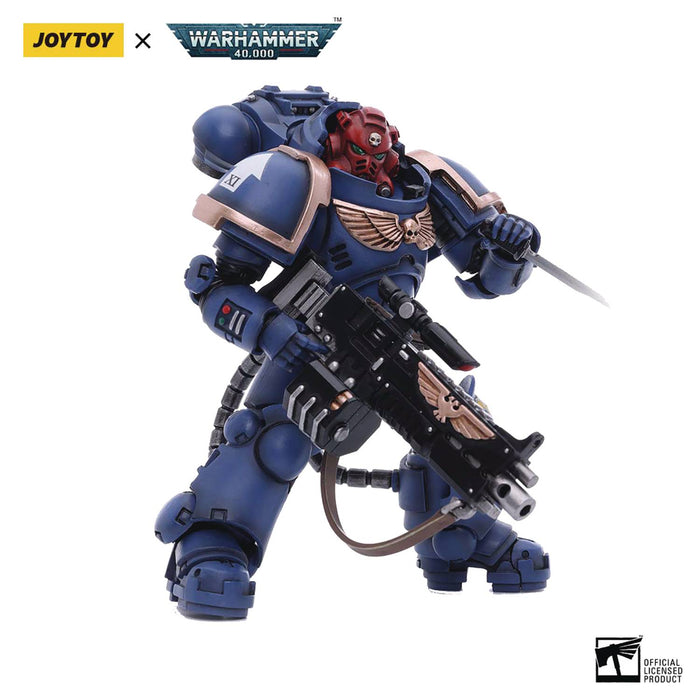 Joy Toy  Warhammer 40k - Ultramarines Heavy Intercessors Sargent Gardane 1/18 Scale Action Figure - Sure Thing Toys