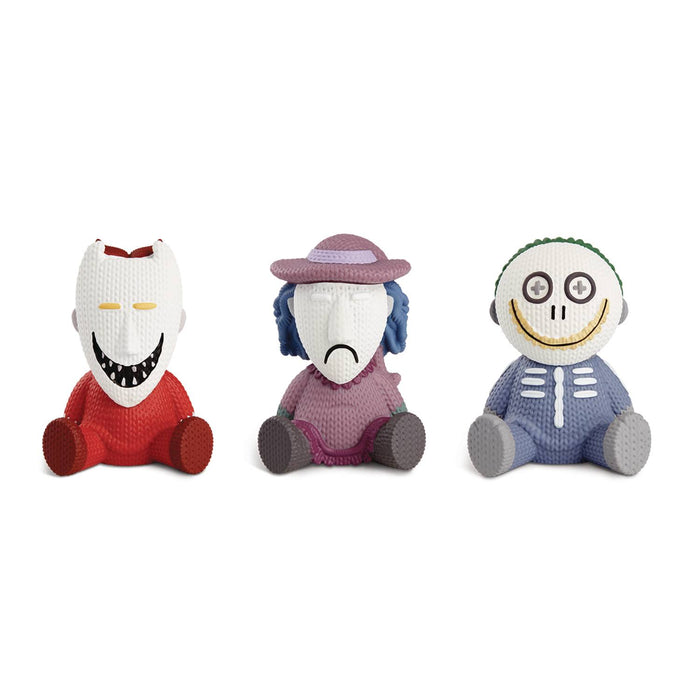 Handmade by Robots Knit Series: The Nightmare Before Christmas - Lock Shock and Barrel Vinyl Figure 3 Pack - Sure Thing Toys