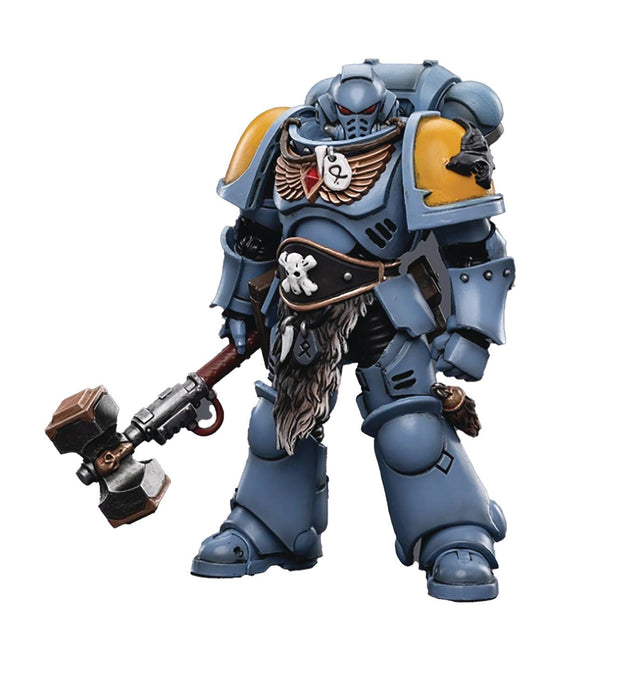 Joy Toy Warhammer 40k - Space Wolves Claw Pack Sigyr Stoneshield 1/18 Scale Action Figure - Sure Thing Toys