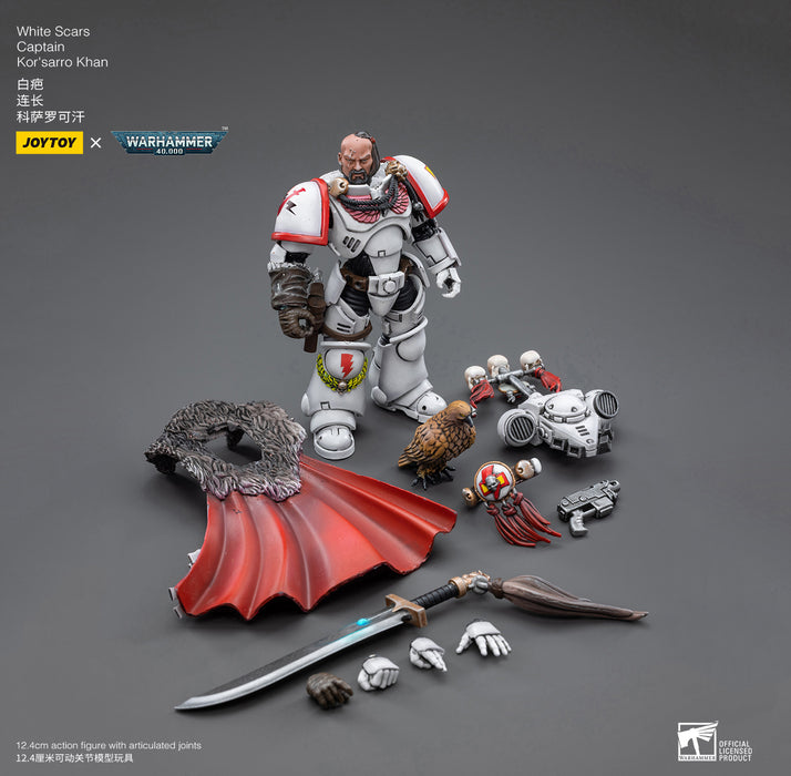 Joy Toy Warhammer 40k - White Scars Captain Kor'sarro Khan 1/18 Scale Action Figure - Sure Thing Toys