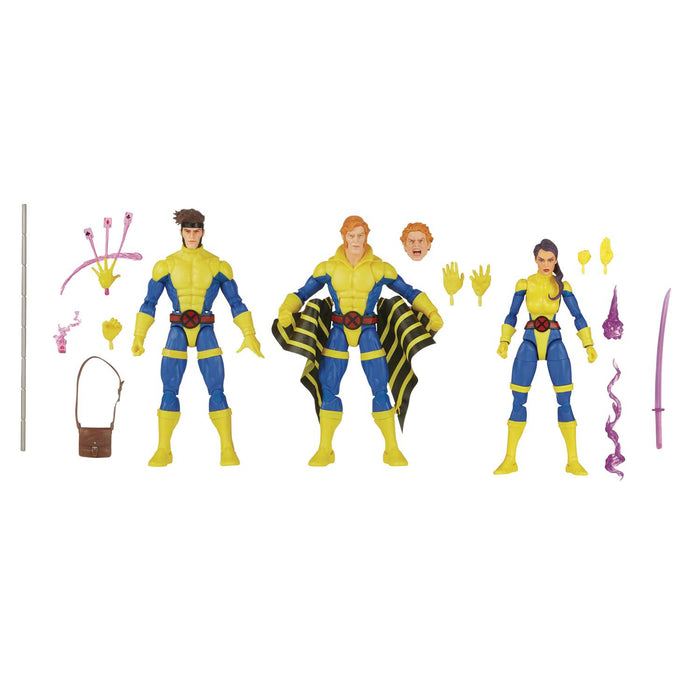 Hasbro Marvel Legends The Uncanny 60th Anniversary X-Men Banshee Gambit & Psylocke 3 Pack - Sure Thing Toys