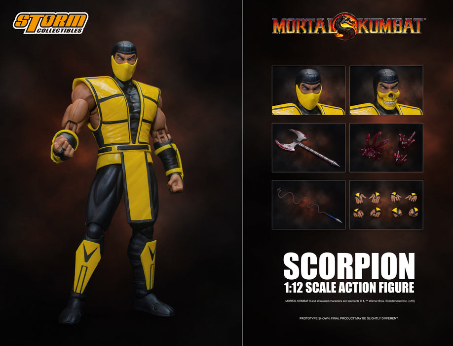 Storm Collectibles Mortal Kombat 3 - Scorpion 1/12 Scale Action Figure - Sure Thing Toys