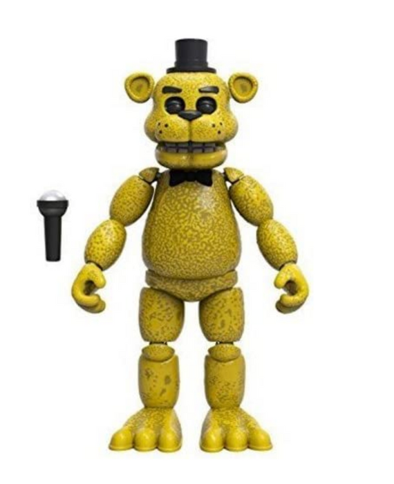 Funko Five Nights at Freddy's 5-inch Series 1 Articulated Action Figure - Gold Freddy - Sure Thing Toys