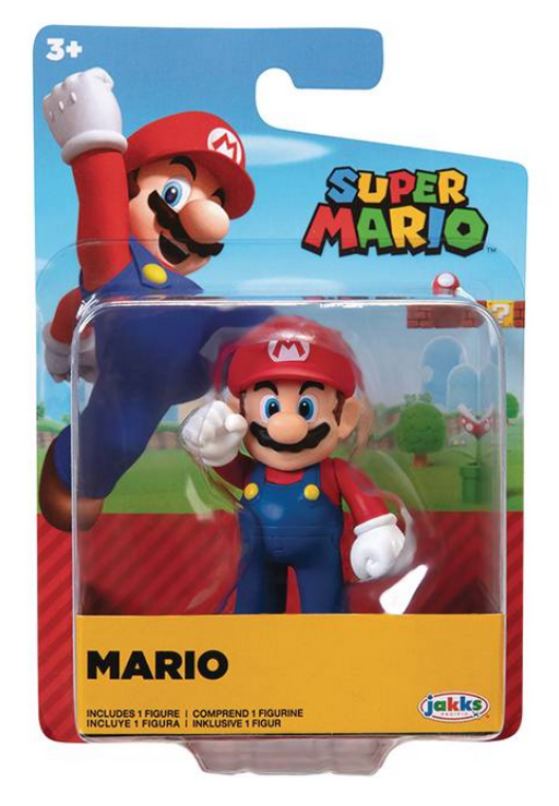 Jakks World of Nintendo: Super Mario 2-1/2 Minifigures (Wave 25) - Super Mario - Sure Thing Toys