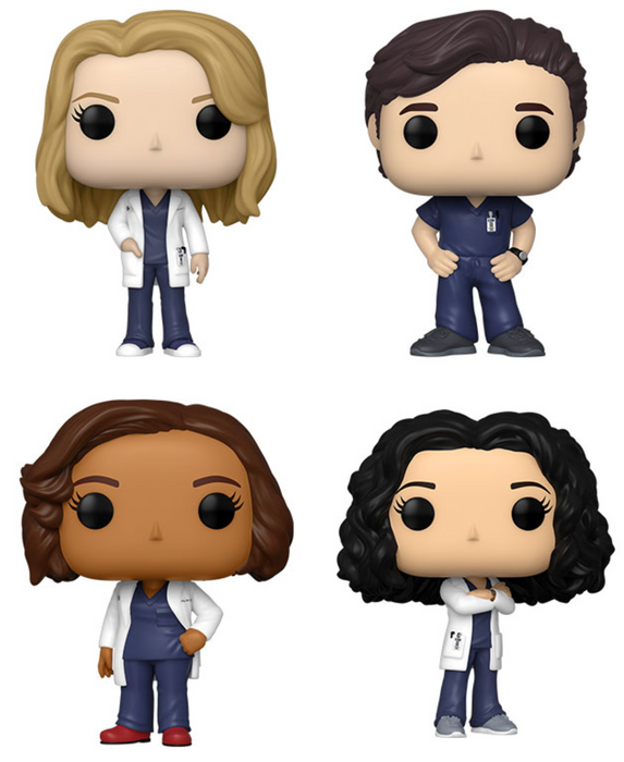 Funko Pop! Television: Grey's Anatomy (Set of 4) - Sure Thing Toys