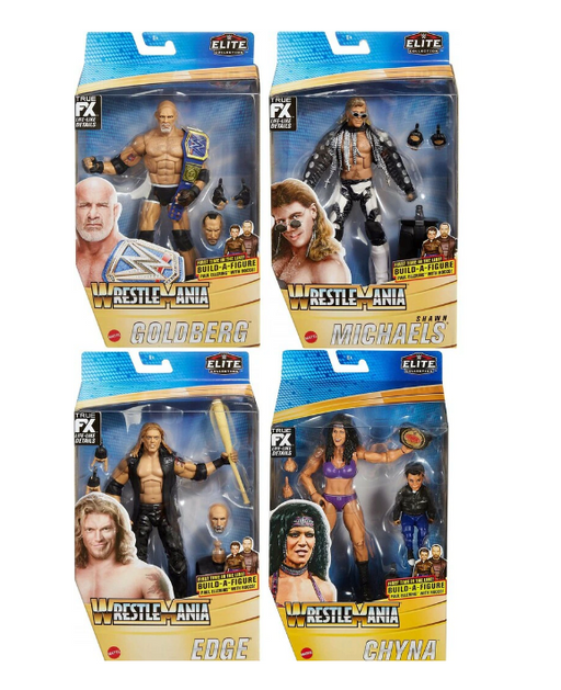 Mattel WWE Elite: Wrestlemania 37 Paul Ellering w/ Rocco Build-a-Figure Collection (Set of 4) - Sure Thing Toys