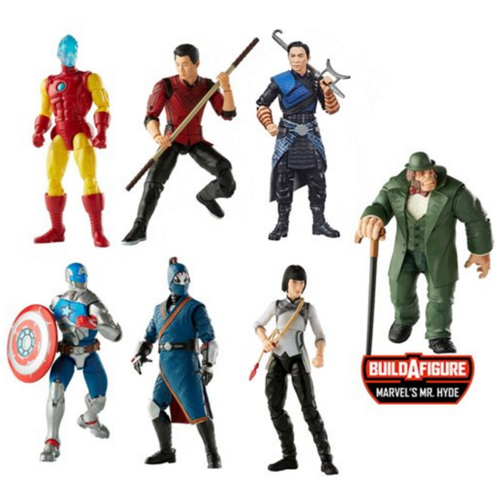 Hasbro Marvel Legends Shang-Chi Mr. Hyde Build-A-Figure Collection (Set of 6) - Sure Thing Toys