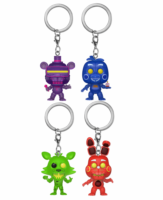 Funko Five Nights at Freddy's AR: Special Delivery Keychains (Set of 4) - Sure Thing Toys