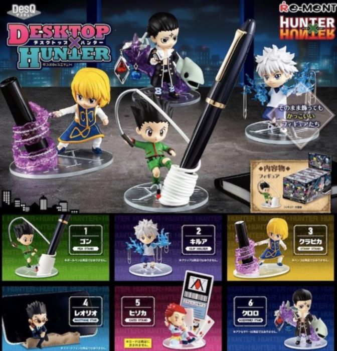 Re-Ment Desktop x Hunter Figure Collection Display Box (Set of 6) - Sure Thing Toys