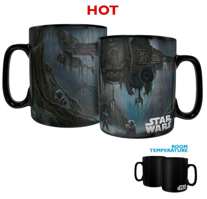 Morphing Mugs Star Wars "Do. Or Do Not. There Is No Try" 11 oz. Heat-Sensitive Clue Mug - Sure Thing Toys