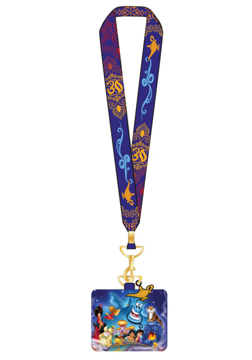 Loungefly Disney's Aladdin 30th Anniversary Lanyard with Card Holder - Sure Thing Toys