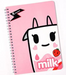 Tokidoki Strawberry Milk Notebook - Sure Thing Toys