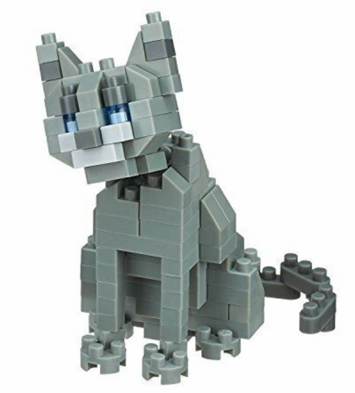 Nanoblock "Cat Breed" Series - NBC_66 Russian Blue Cat - Sure Thing Toys